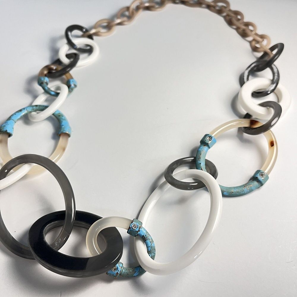 Chic Multicolor Chain Necklace